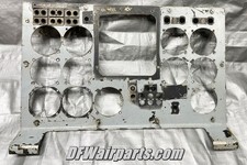 Vintage Military Helicopter Instrument Panel,