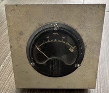 Vintage Weston Aircraft Amps Ammeter
