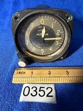 Vintage WWII Kollsman Aircraft Altimeter