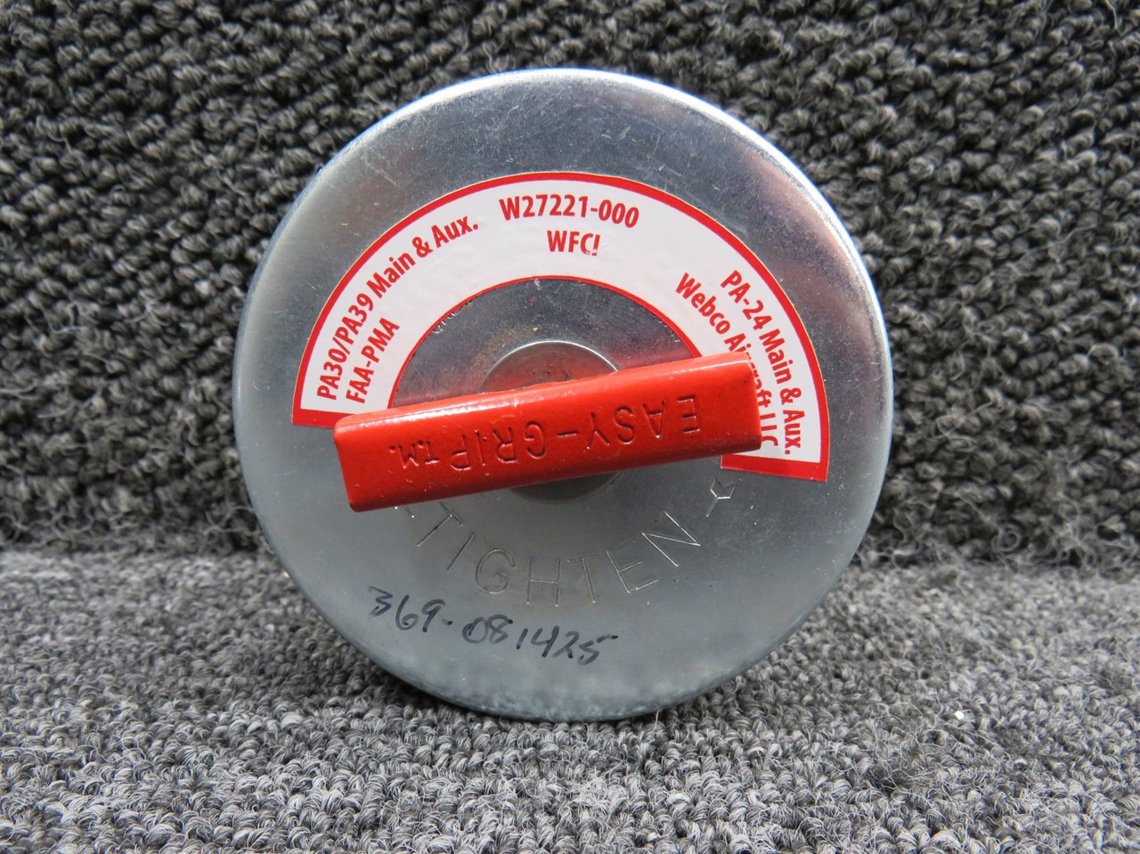 Webco Aircraft W27221-000 Fuel Cap Assembly