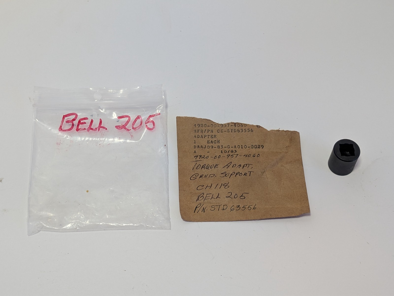Bell Helicopter STD63556 Torque Adapter NSN 4920-00-957-4060