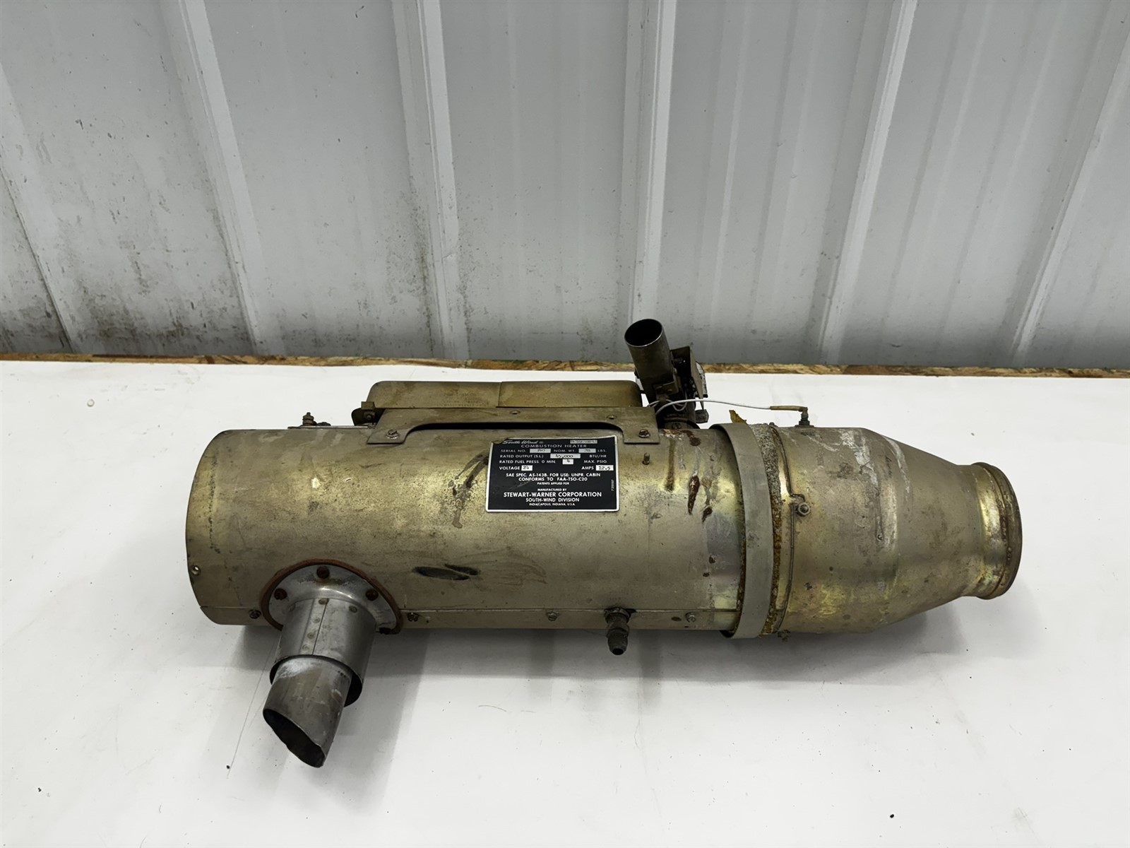 South Wind airplane aircraft Combustion Heater 8259