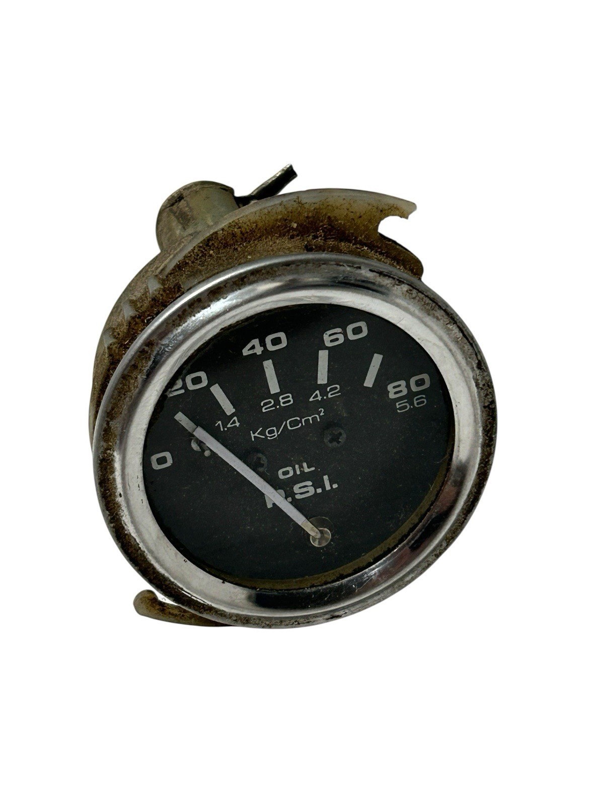Unbranded Vintage Oil Pressure Gauge P.S.I.
