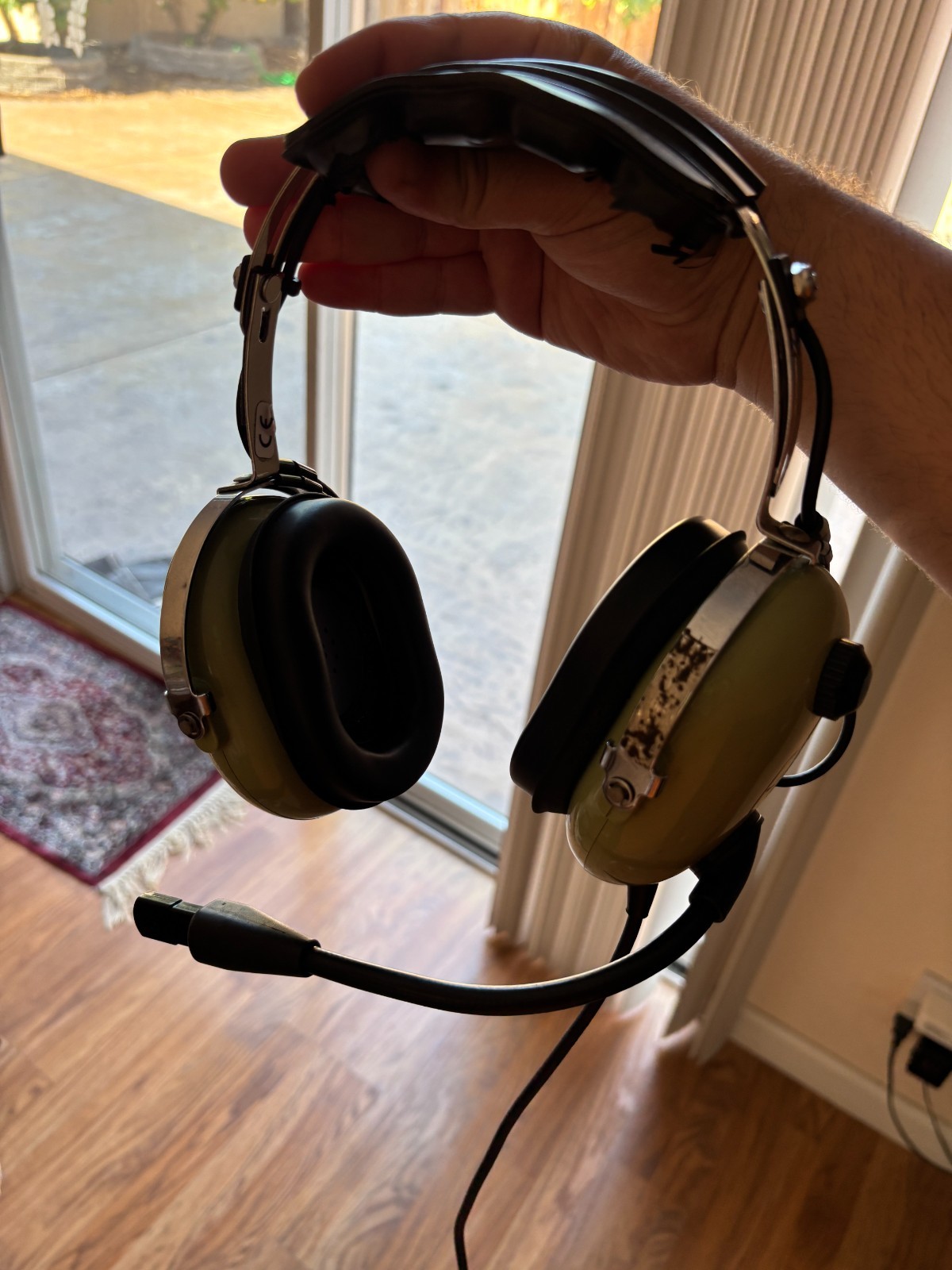 1975 David Clark Vintage David-Clark H10-20 Aviation Headset