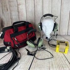 2 David Clark Aviation Headset