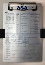ASA VFR METAL FLIGHT CLIPBOARD