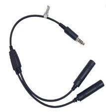 Aviation Headset Dual GA Plugs