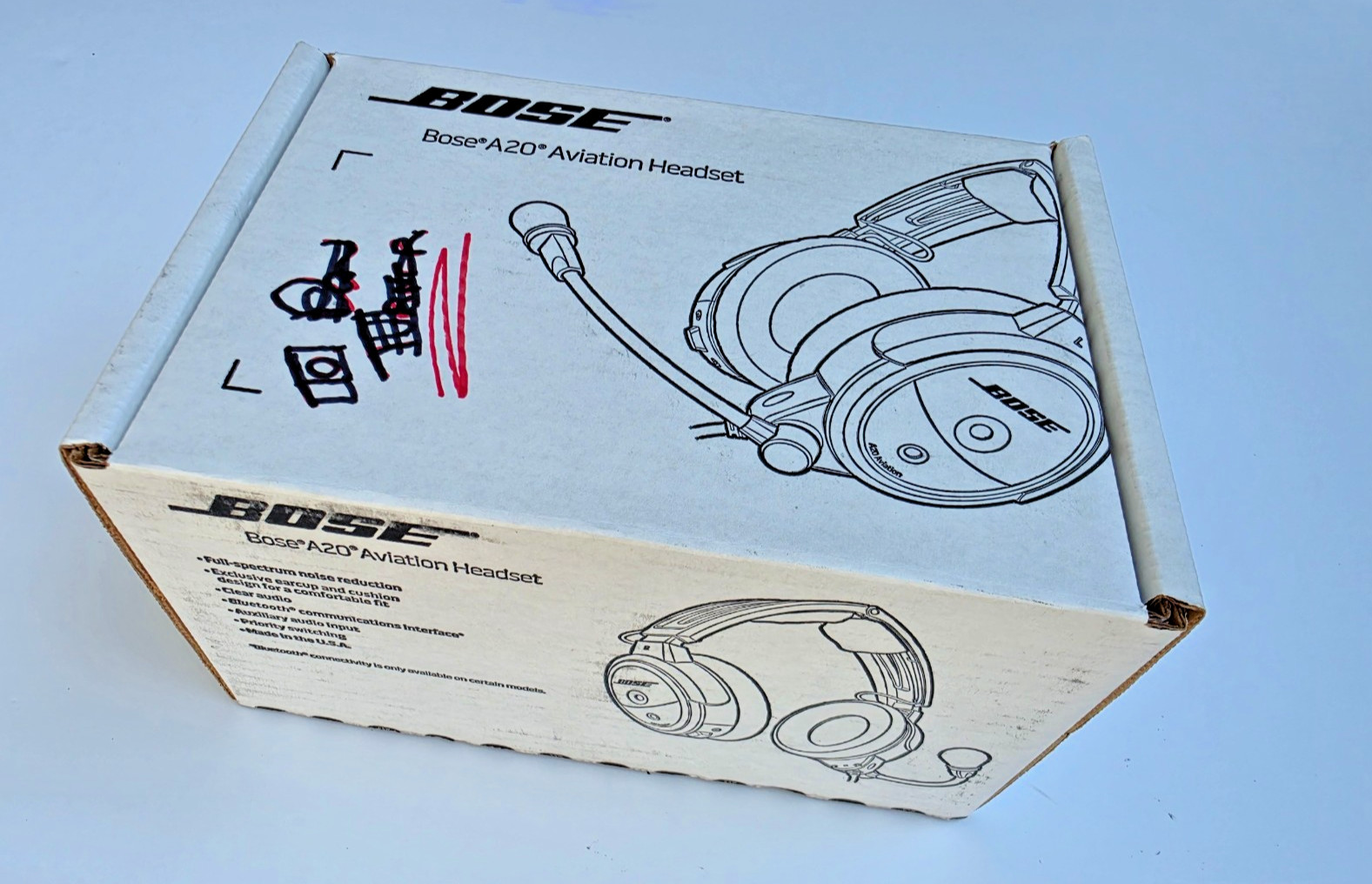 Bose A20 aviation headset bluetooth - new