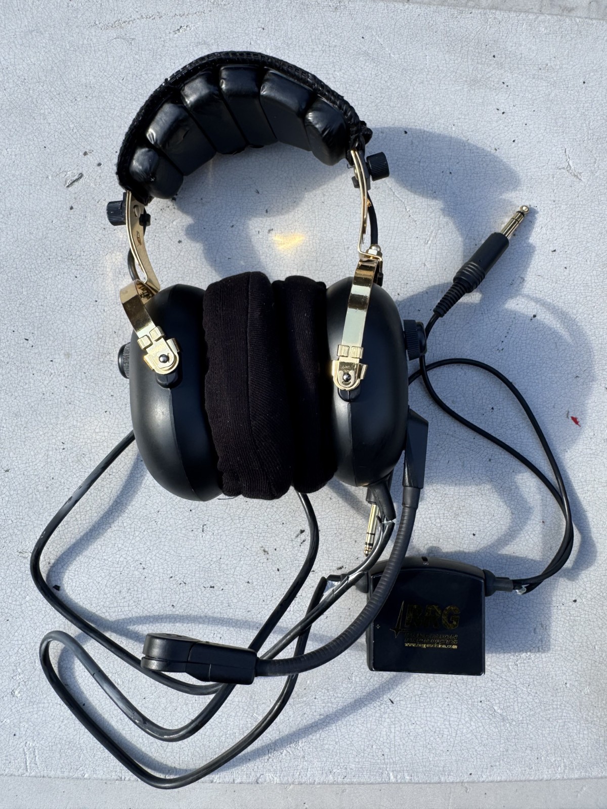 BRG AH2000G-ANR aviation headset w/ Dual