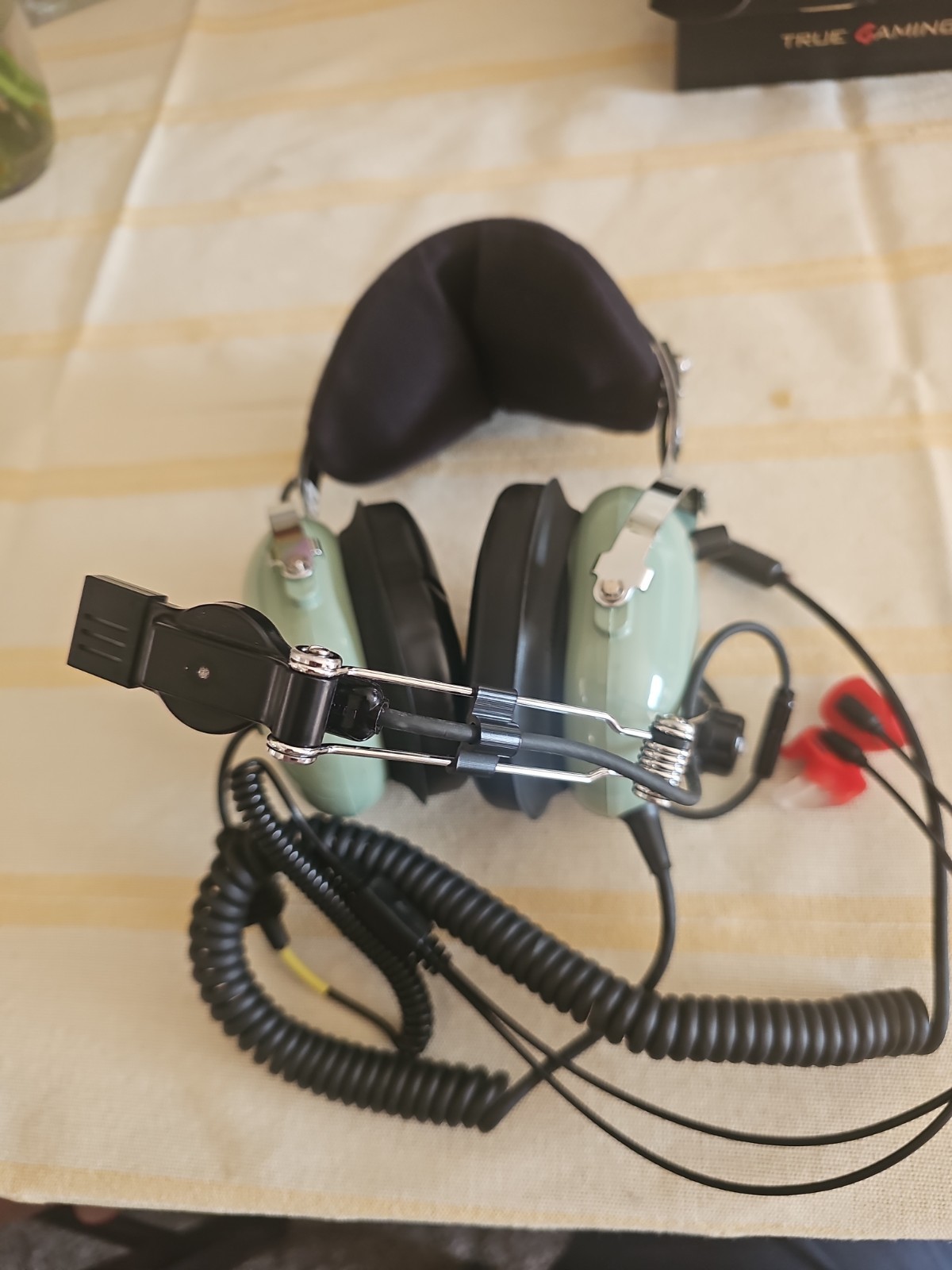 David Clark 12510G-27 H10-76 AVIATION HEADSET'S HEADPHONES.