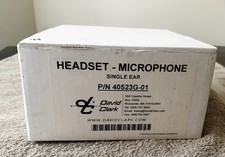 David Clark 40523G-01 Single-Ear Military