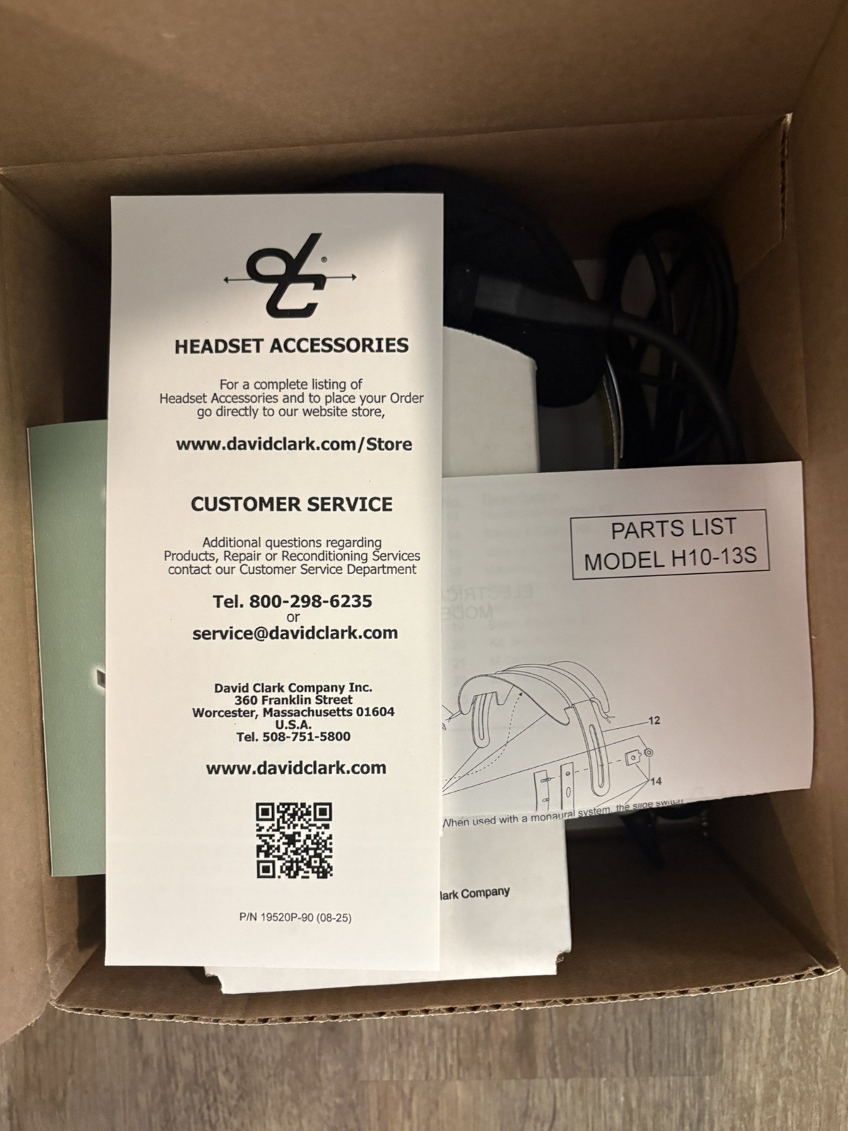 David Clark *BRAND NEW* H10-13S Aviation Headset