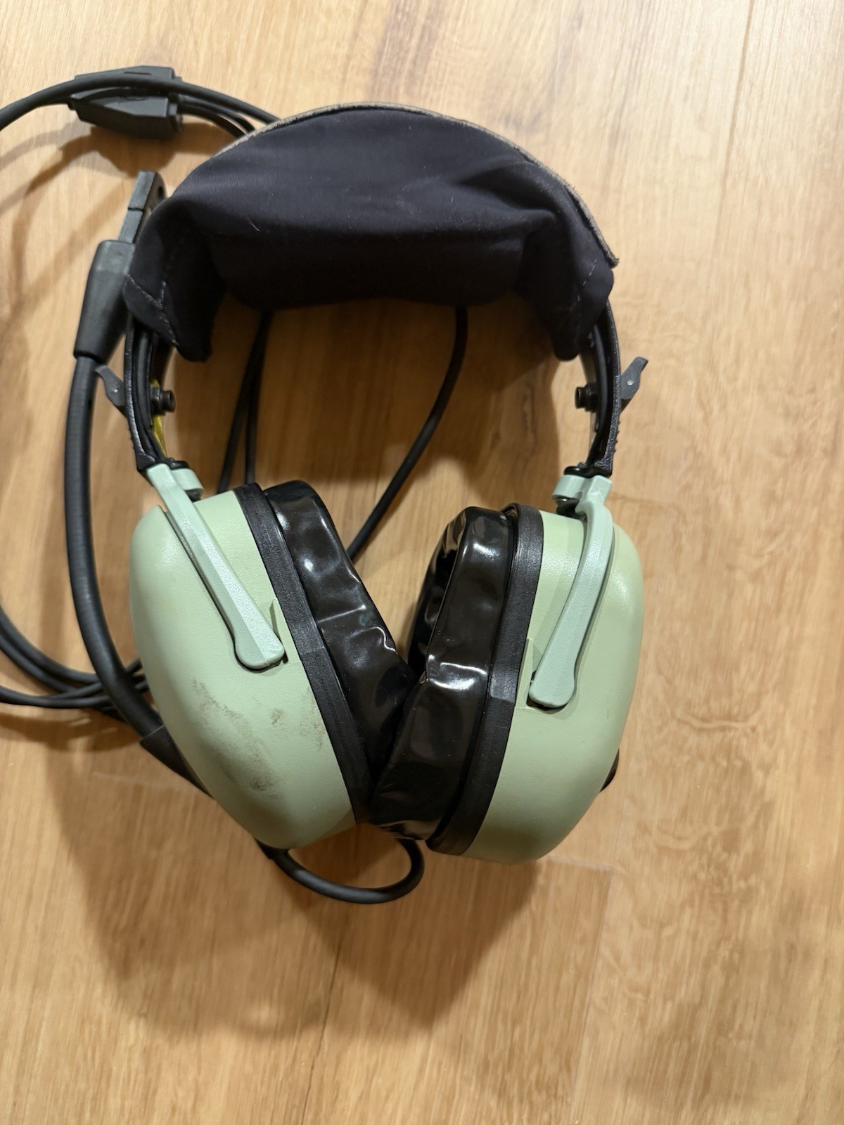 David Clark Green Over-Ear Aviation Headset H10