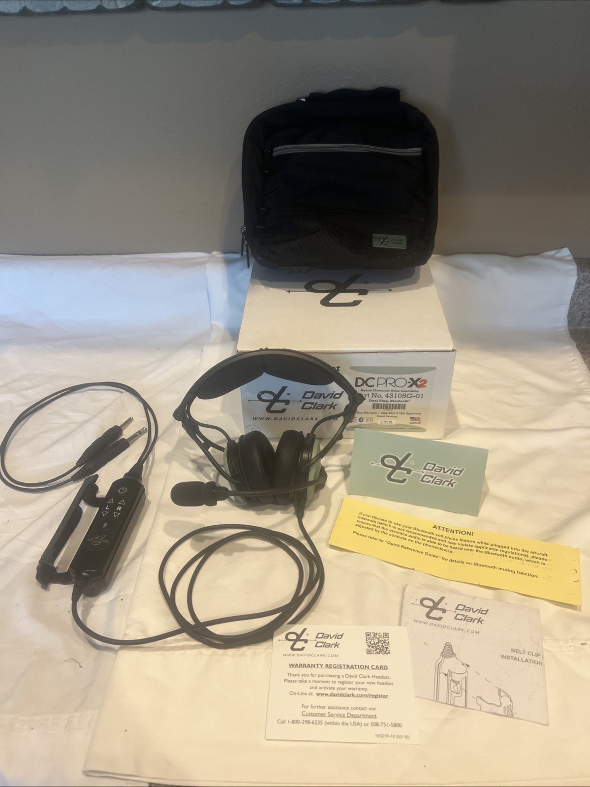 David Clark Pilot Aviation Gear DAVID CLARK DC PRO X2
