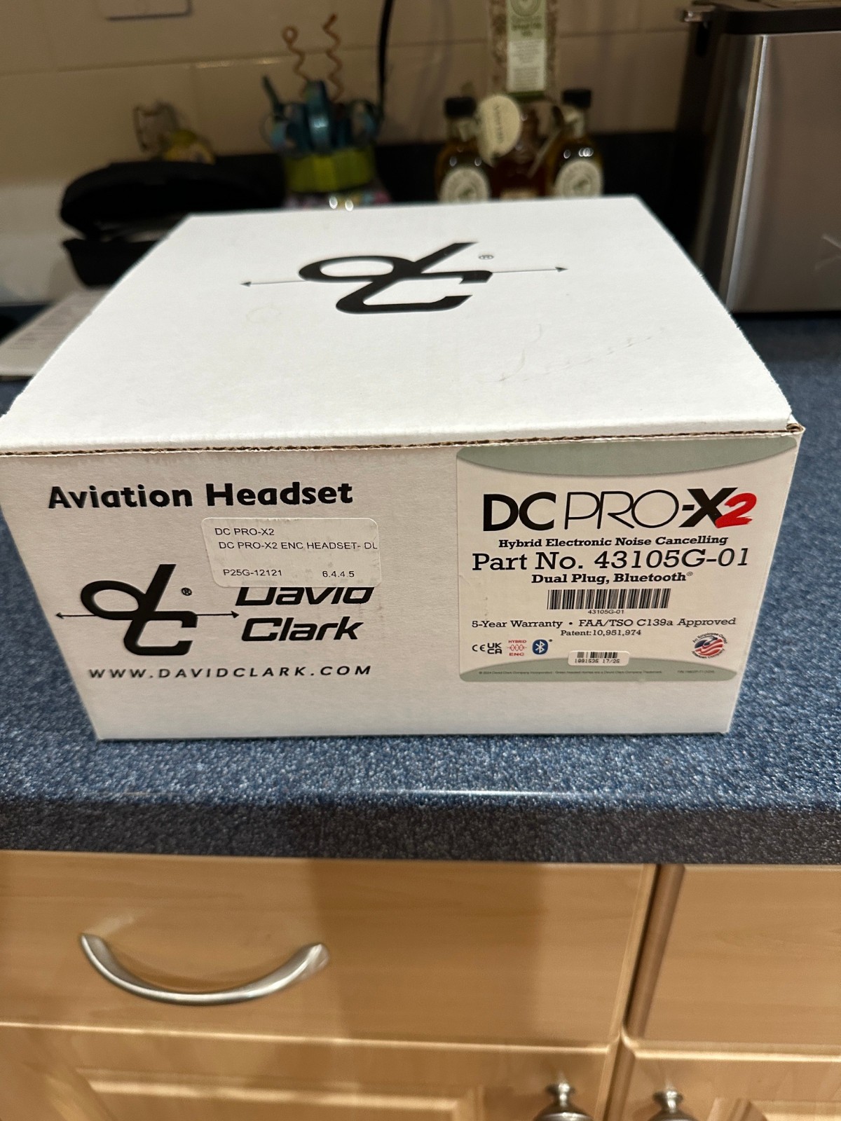 David Clark Pro X2 Aviation Headset GA