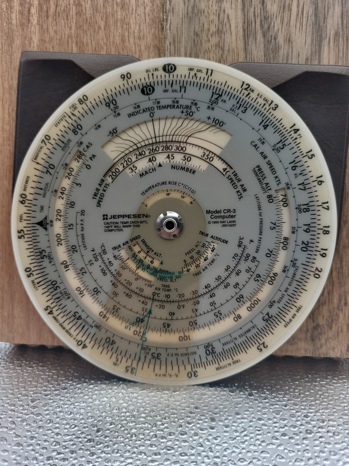 Jeppesen CR-3 CIRCULAR FLIGHT COMPUTER E6B