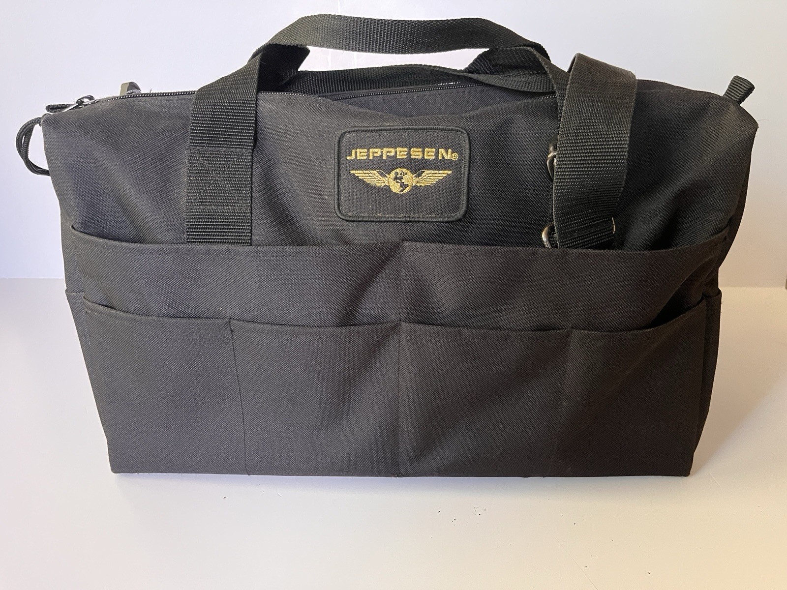 Jeppesen Flight Bag Pilots Black Sturdy