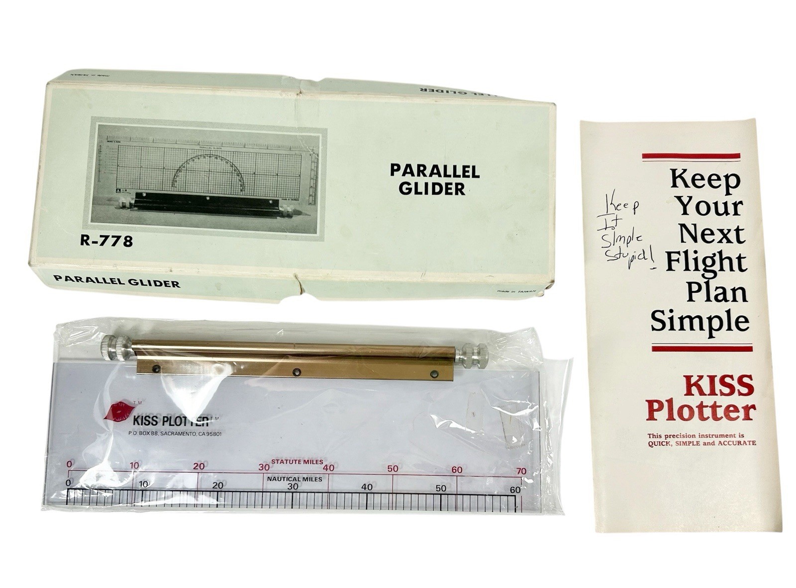 Kiss Plotter R-778 Parallel Glider Aviation Flight