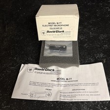 MODEL M-77ELECTRET MICROPHONEP/N 09168P-351%David Clark