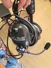 Softcomm Aviation Headset Black with