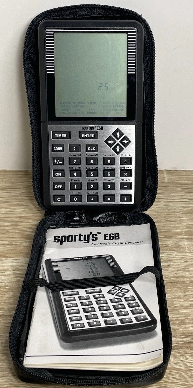 Sporty’s E6B Electronic Flight Computer Aviation