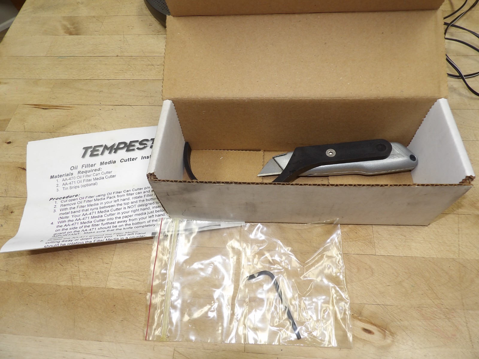 TEMPEST AA471 Aircraft Oil Filter Media