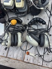 Vintage Aviation Headset Lot Telex