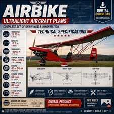 Airbike Tandem Plans, 2 Seat