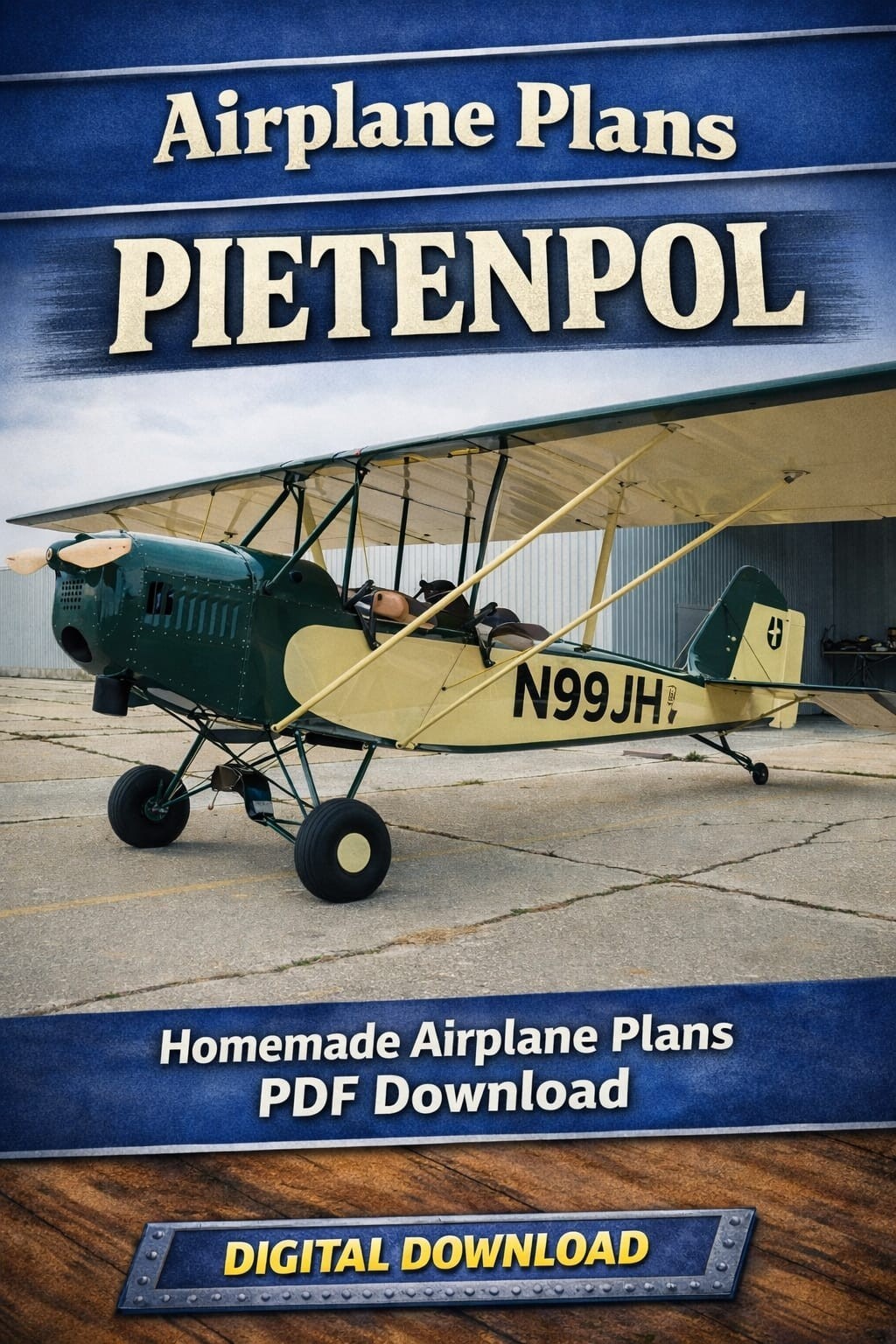 Plans Aircraft –Pietenpоl–Homebuilt Airplane Drawings