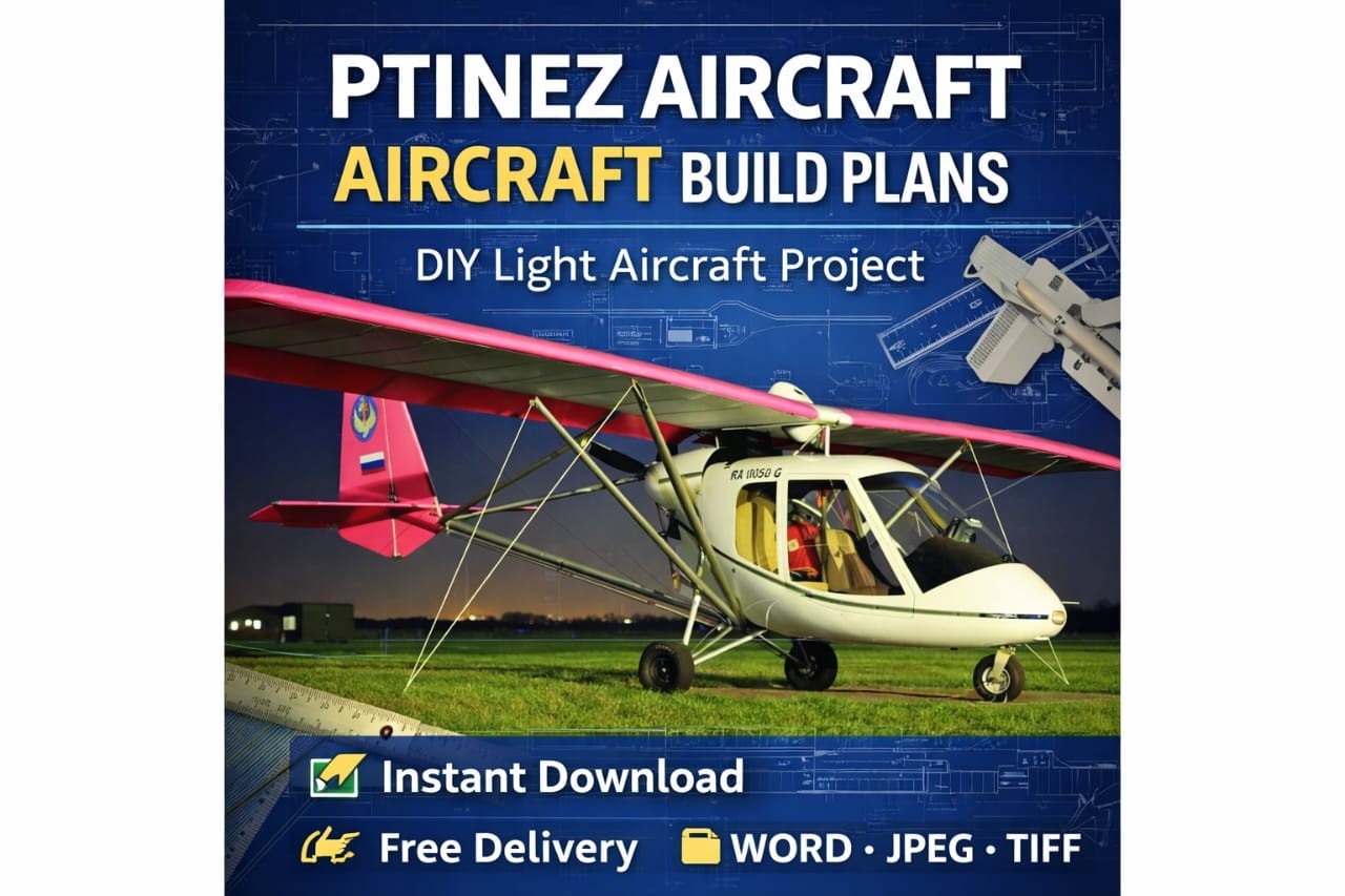 Plans Aircraft Ptinez-Blueprints | Homebuilt