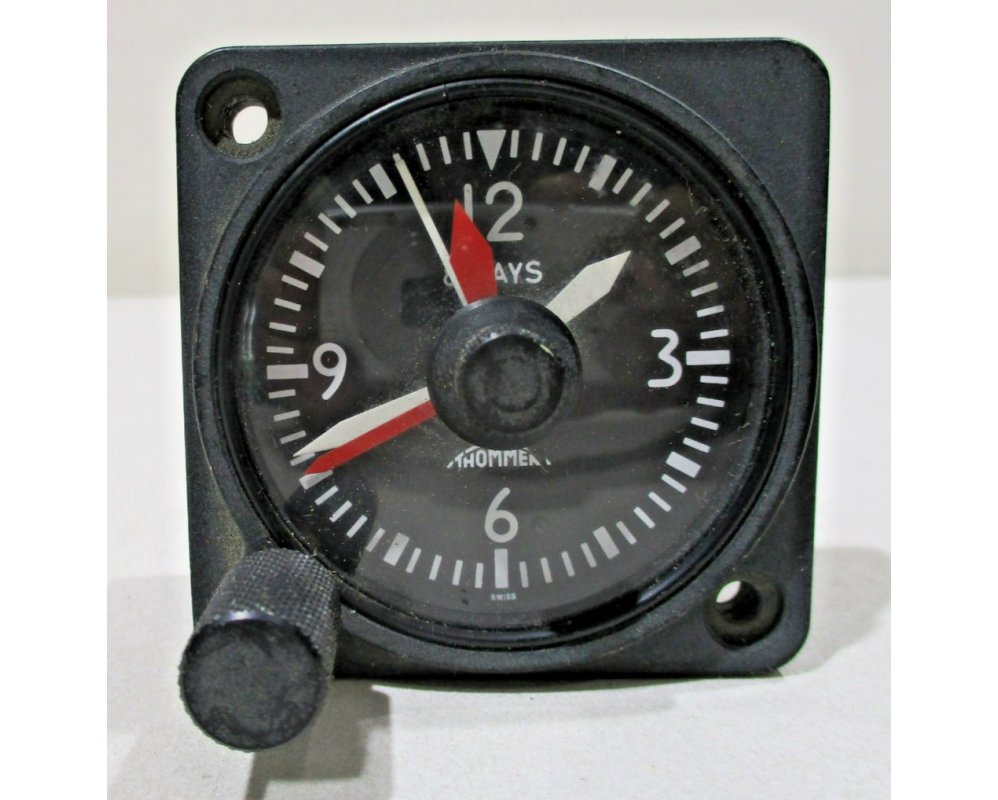 Wakmann 8-Day Aircraft Clock Part Number: W-33-7510-ET