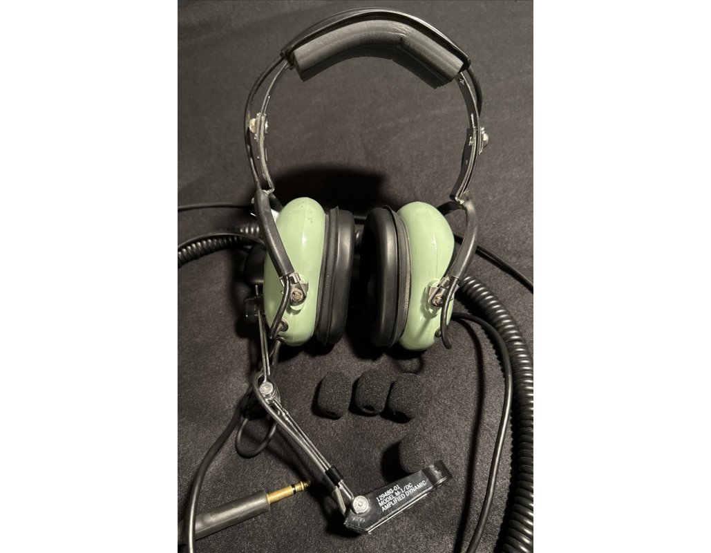 David Clark Military Grade Aviation Headset With M1