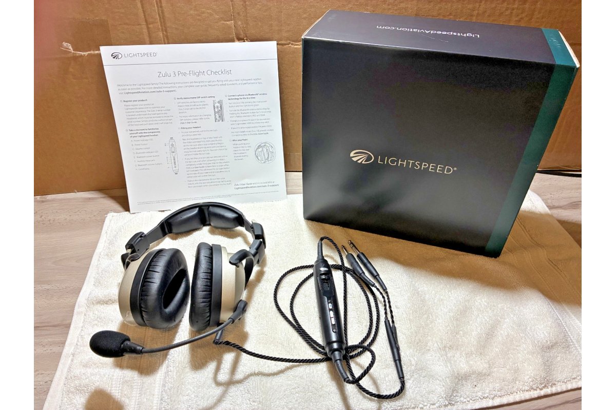 Lightspeed Zulu 3 ANR Aviation Headset