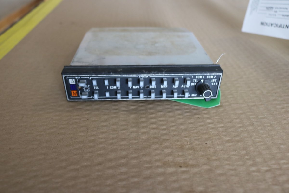 aircraft audio control panel