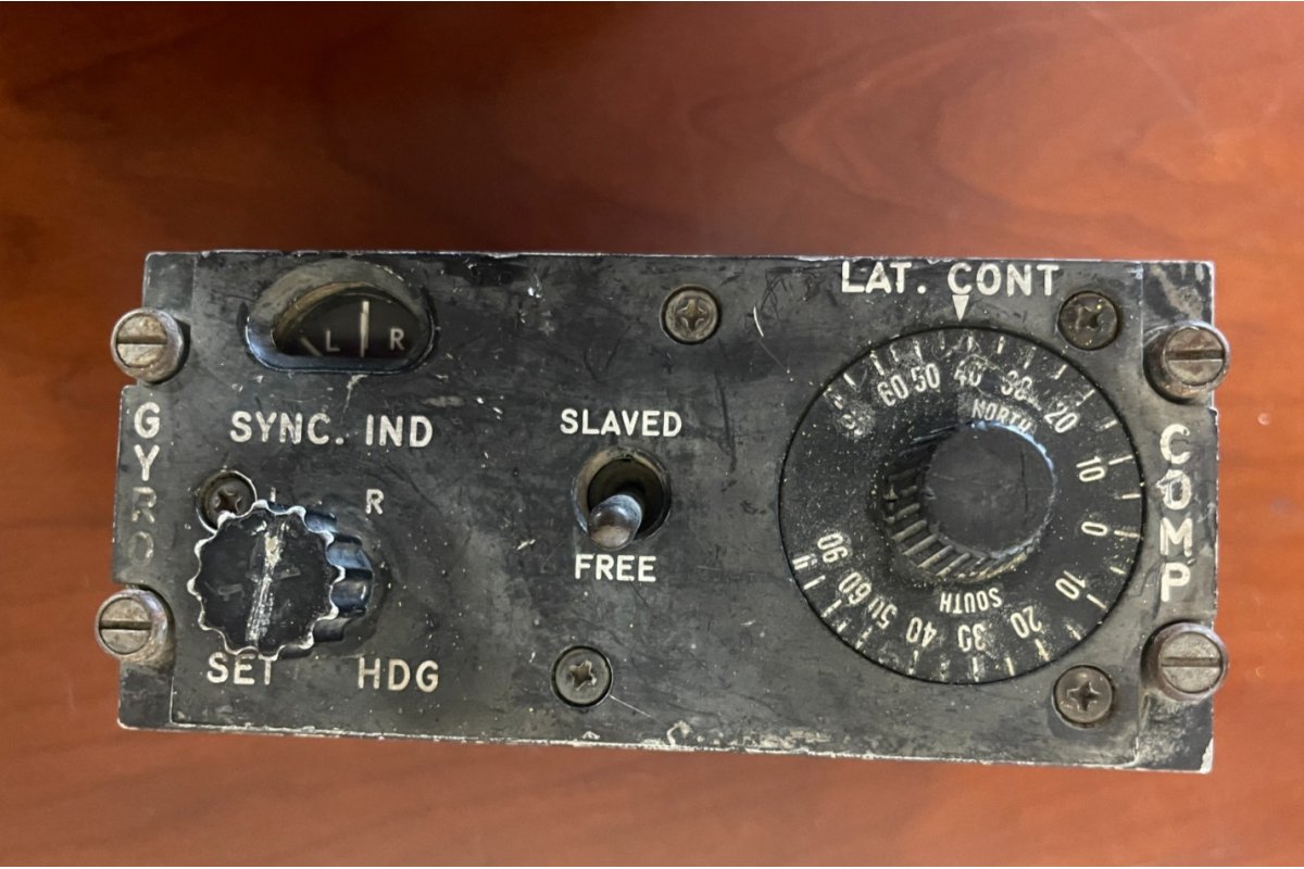 Lear Siegler Aircraft Gyro Compass Control Unit