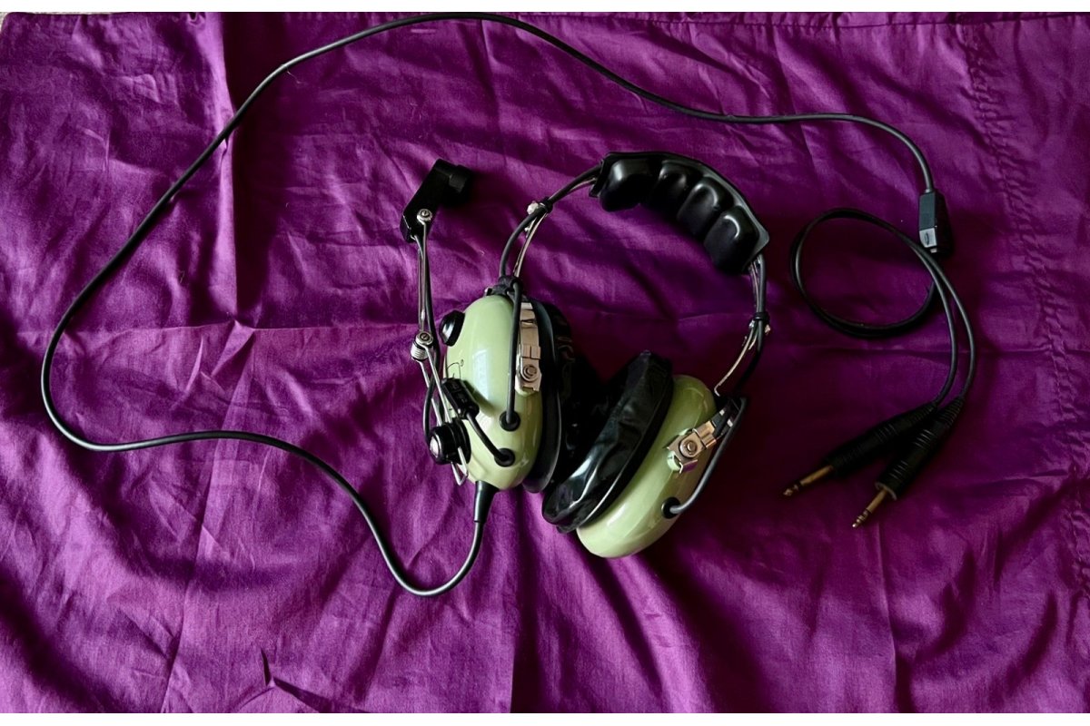 David Clark Vintage H10-30 Aviation Pilot Headset