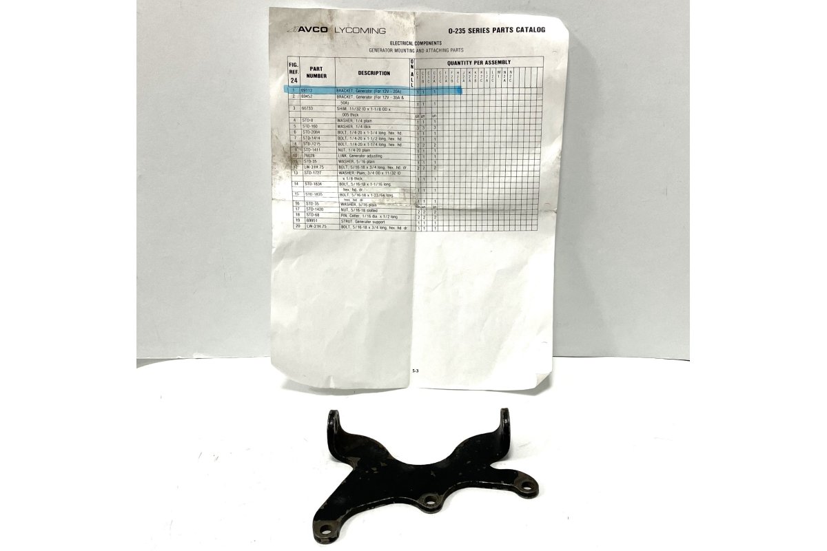Lycoming Bracket Generator Mount P