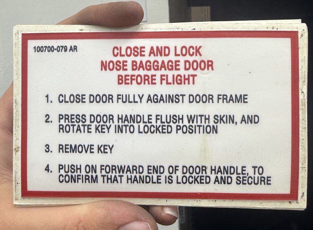 — NEW Piper Forward Nose Baggage