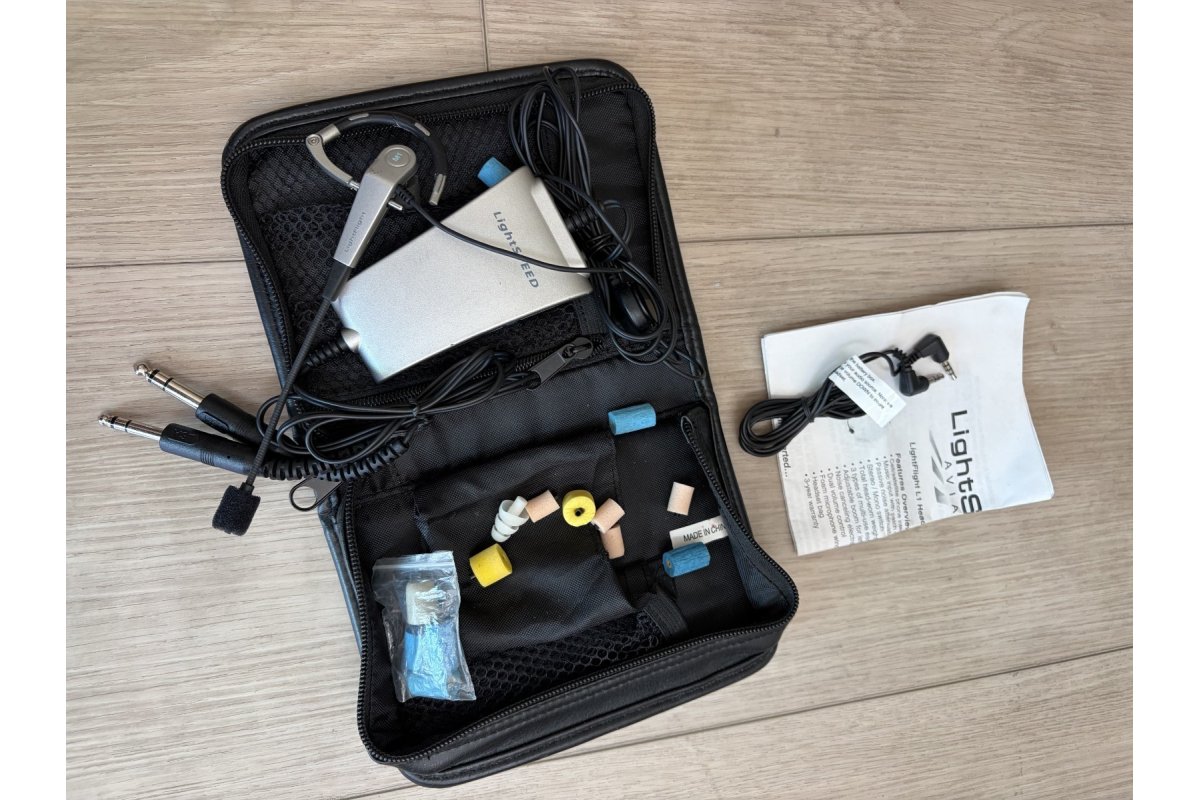 Lightspeed Mach 1 Lightweight Aviation In-Ear Headset