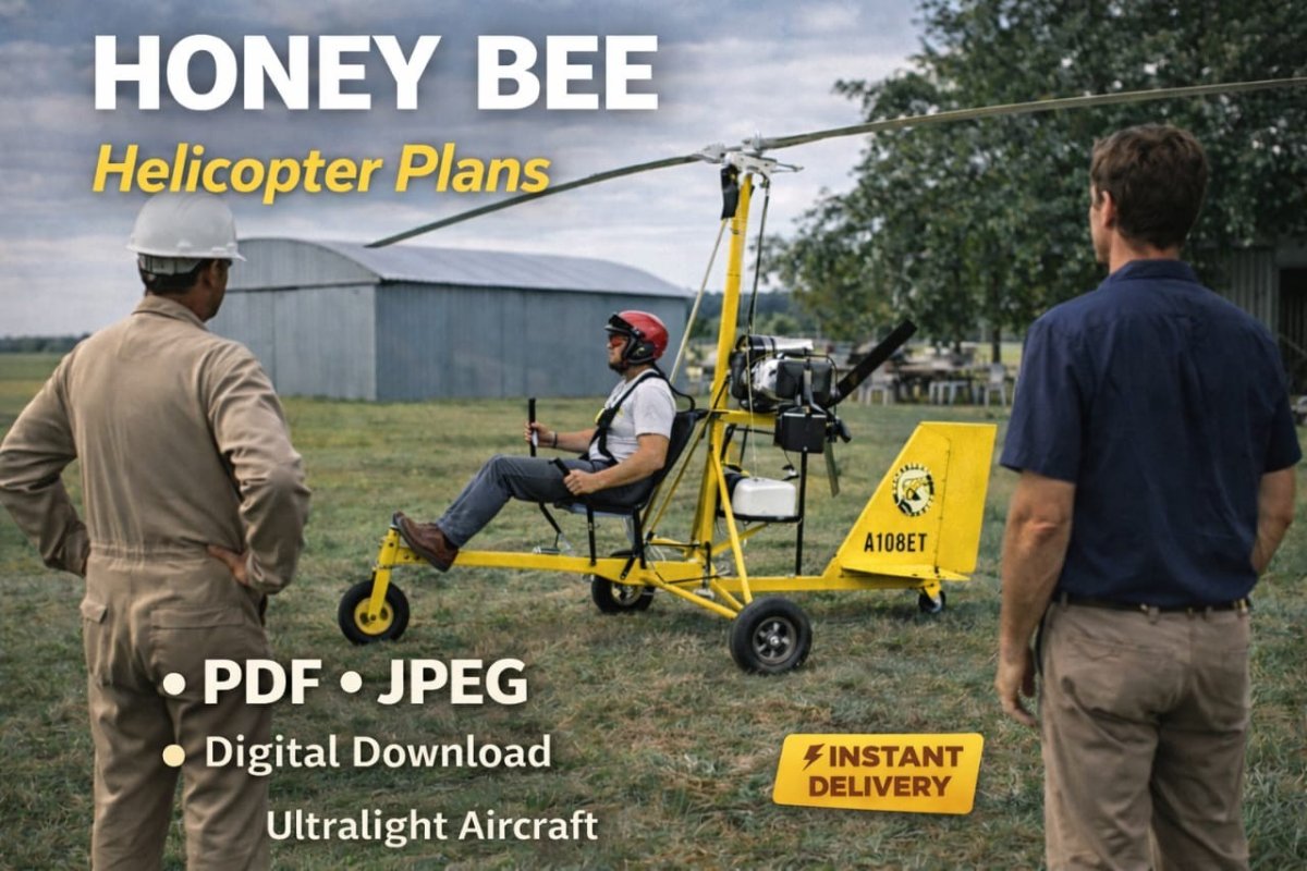 Plans Drawings gyroplane – Honey