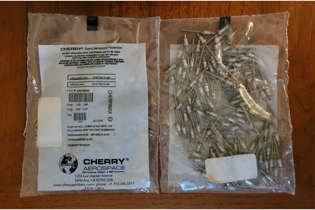Cherrymax Cherry CR3243-4-02 (QTY 100) Rivets