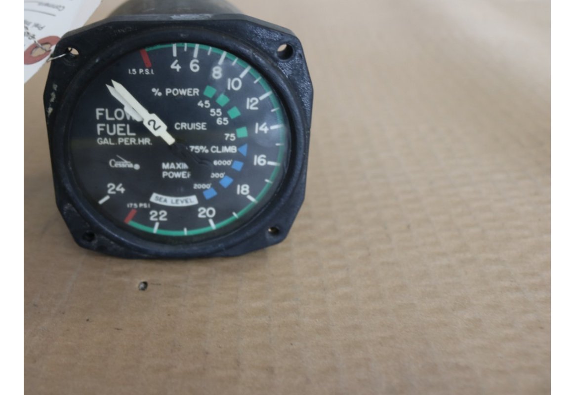 Cessna 340 Fuel Flow Indicator Gauge