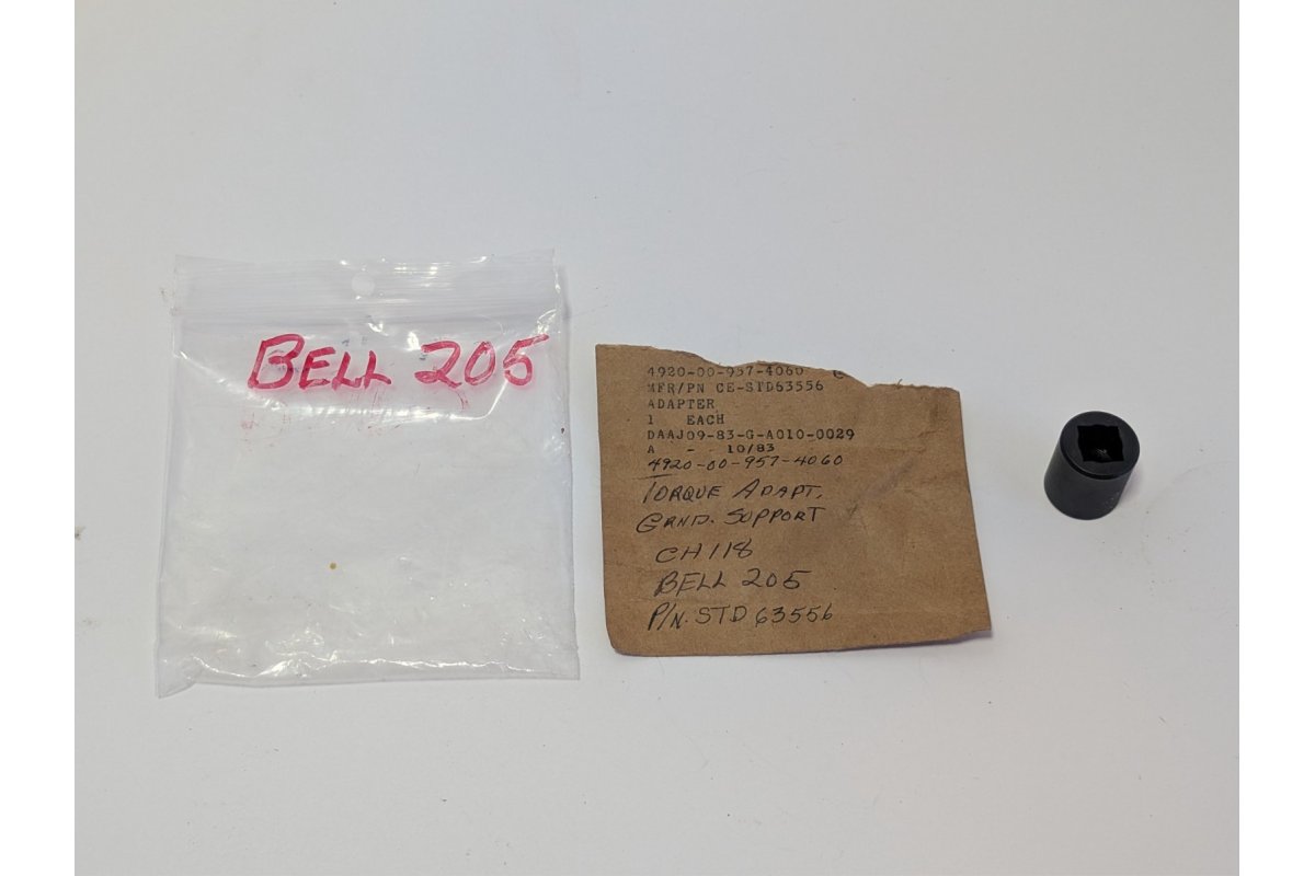 Bell Helicopter STD63556 Torque Adapter NSN 4920-00-957-4060