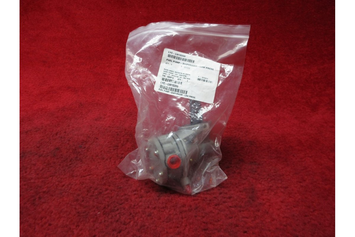 Lycoming Fuel Pump PN LW15399, LW-15399