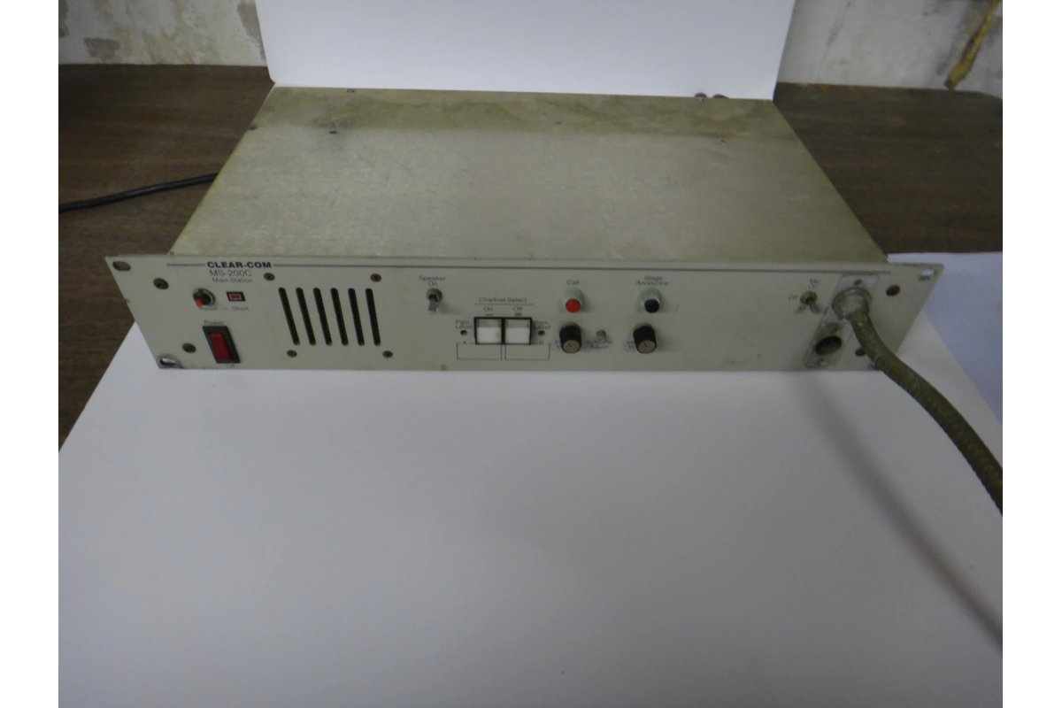 Clear-Com MS200C Main Station 2-Channel Intercom Rackmount