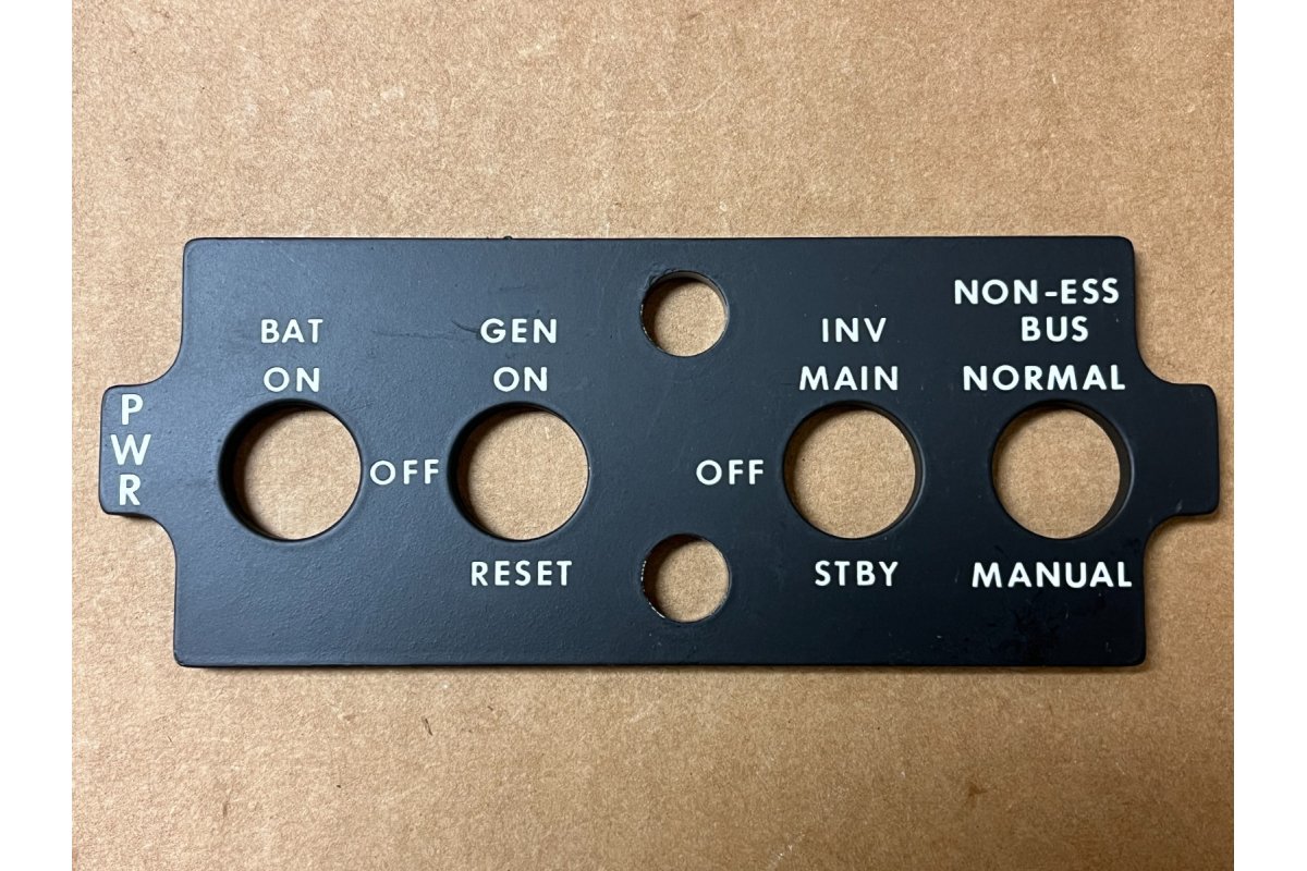 Bell Helicopter Light Transmitting Indicating Panel P