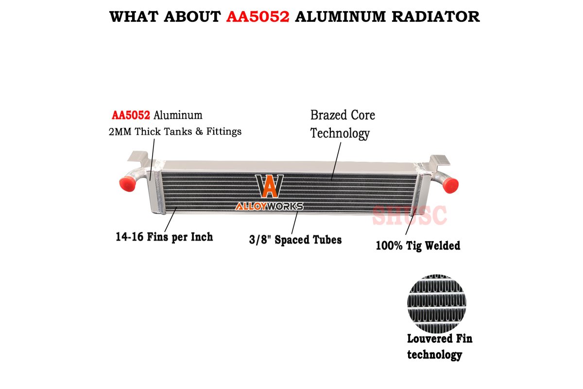 Alloyworks Aluminum Radiator Fits For Kitfox