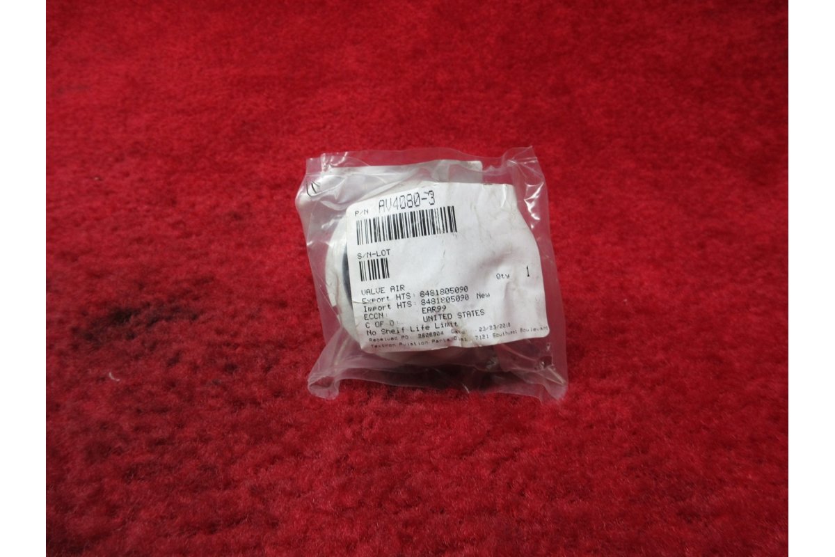 Birk Aerosystems Corp. Cessna 172 Air Valve PN AV4080-3
