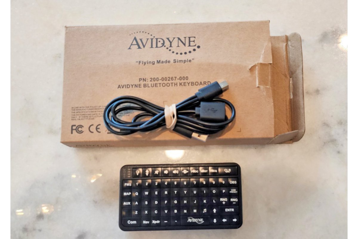 Avidyne Aviation Bluetooth Mini Keyboard, p