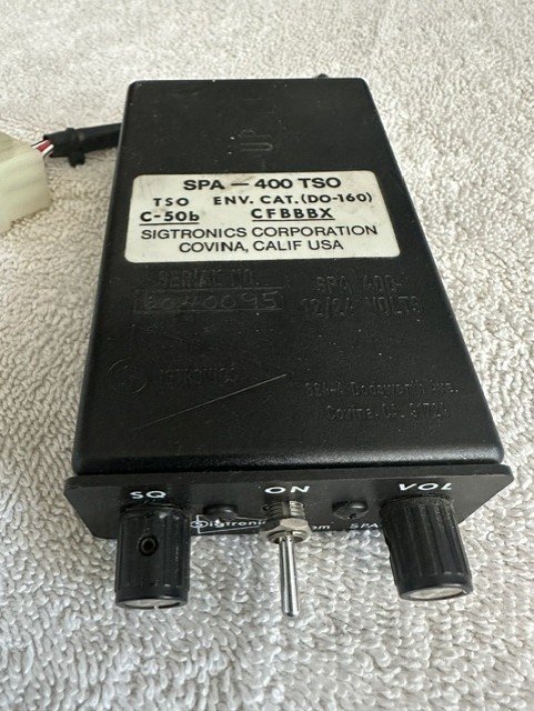 Sigtronics SPA-400 Panel Mounted Intercom (Worn